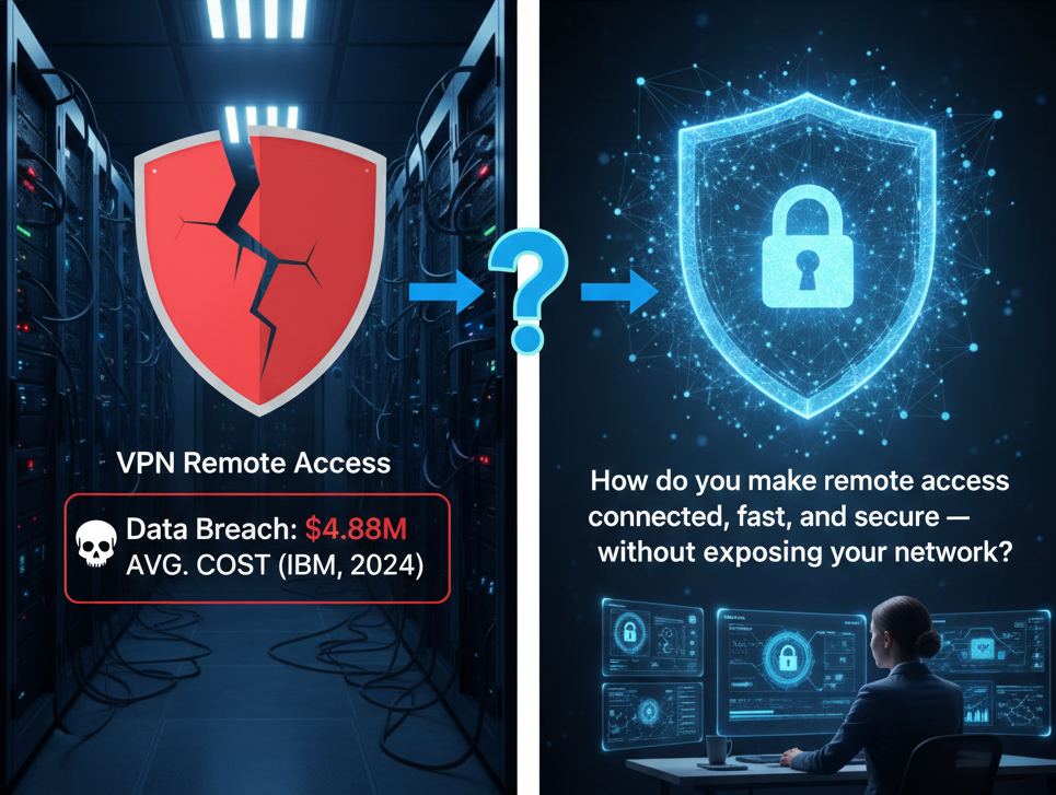 Secure Remote Access for Industrial: Why VPNs, Public IPs, and Open Ports Are Now a Major Security Risk