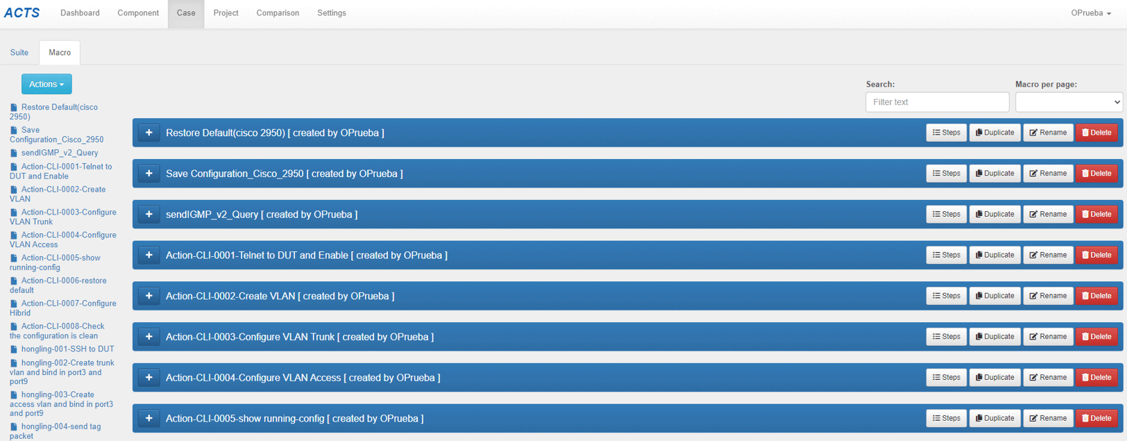 Acts Function Macro